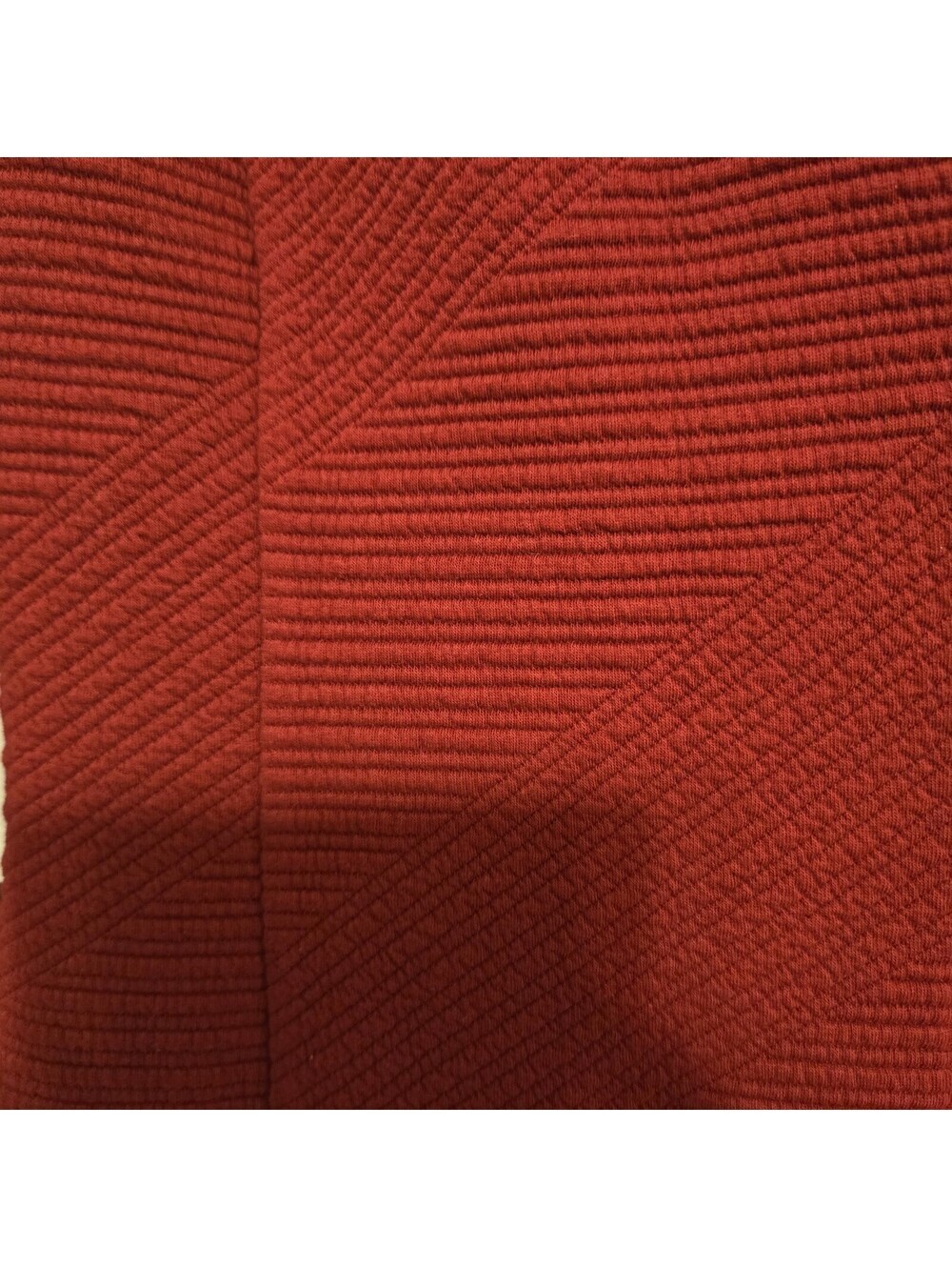 Bebe Red Textured Long Sleeve Bodycon Dress Y2K NWT Retail $149 - Picture 2 of 9